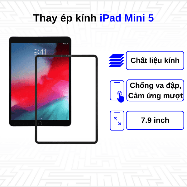 Ép kính iPad Mini 5