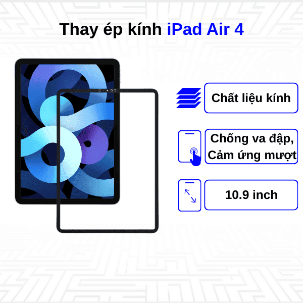 Ép kính iPad Air 4