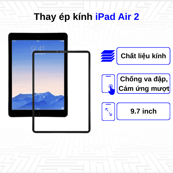 Ép kính iPad Air 2