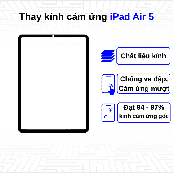 Thay kính cảm ứng iPad Air 5