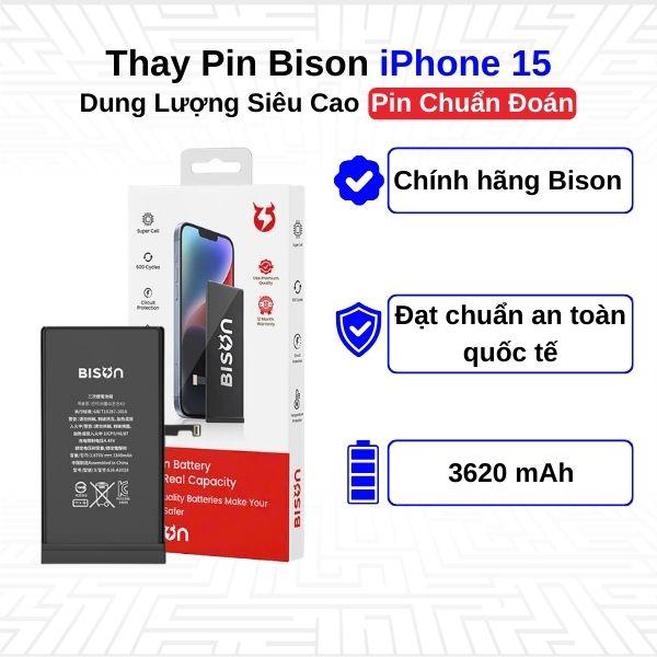 Thay Pin iPhone 15 - Chính Hãng Bison