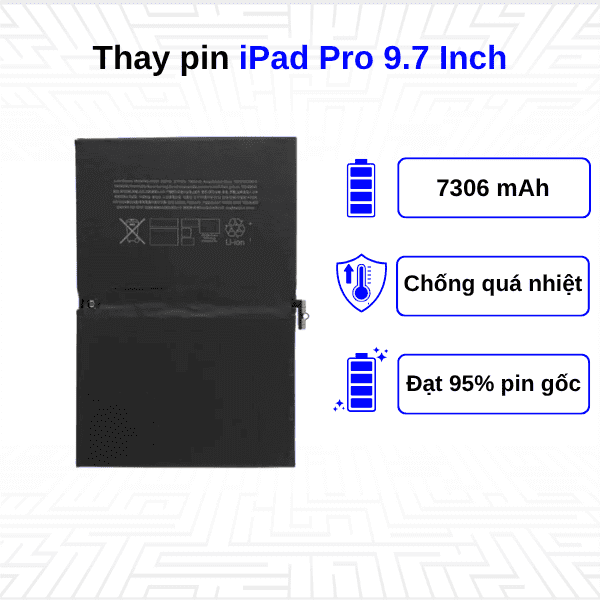 Thay pin iPad Pro 9.7 Inch
