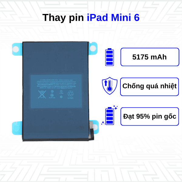 Thay pin iPad Mini 6