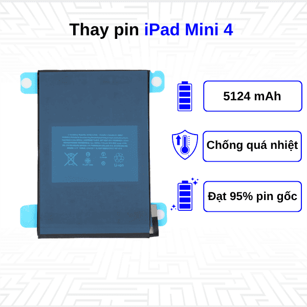 Thay pin iPad Mini 4