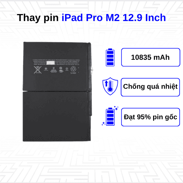 Thay pin iPad Pro 12.9 Inch M2