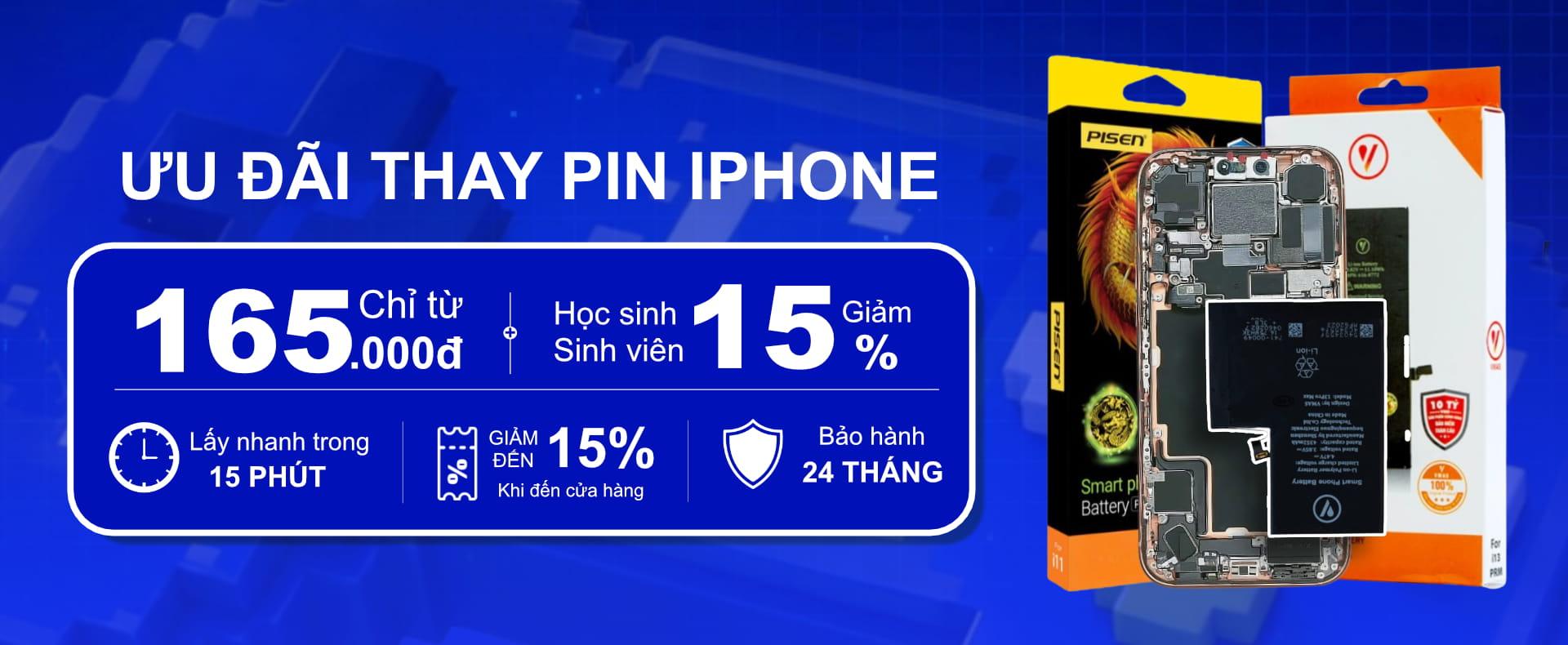 THAY PIN ĐIỆN THOẠI - CHỈ TỪ 165K