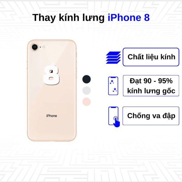 Thay kính lưng iPhone 8