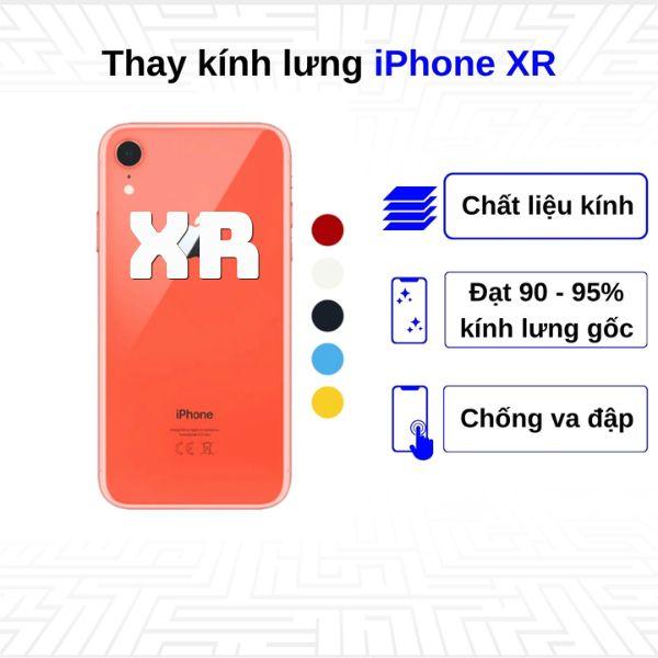 Thay kính lưng iPhone XR