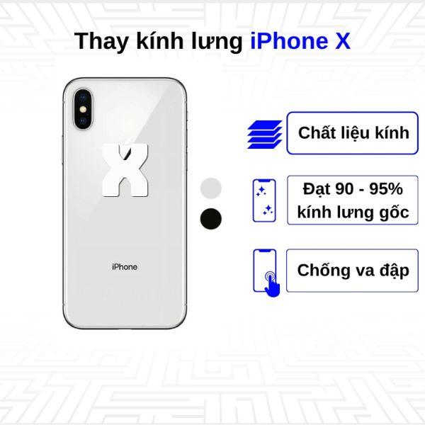 Thay kính lưng iPhone X