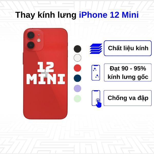 Thay kính lưng iPhone 12 Mini