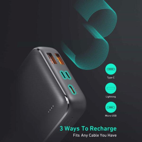 Pin Sạc Dự Phòng AUKEY Sạc Nhanh 22.5W 20.000mAh PB-N74S