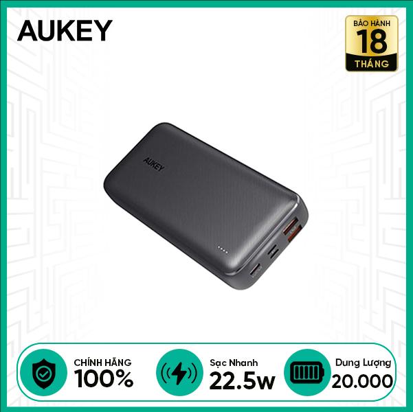 Pin Sạc Dự Phòng AUKEY Sạc Nhanh 22.5W 20.000mAh PB-N74S