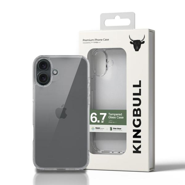 Ốp Lưng Trong Suốt Mipow Tempered Glass iPhone 16 Series