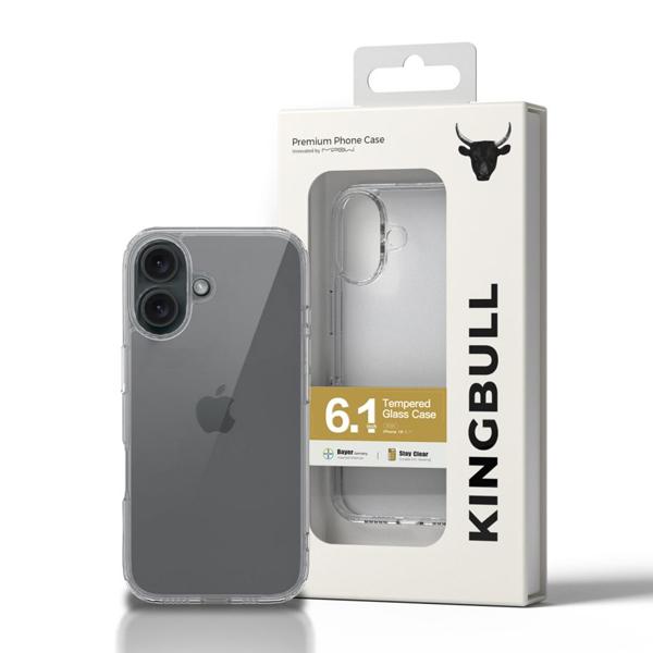 Ốp Lưng Trong Suốt Mipow Tempered Glass iPhone 16 Series