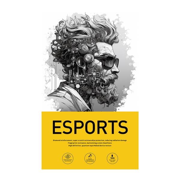 Miếng dán cường lực PISEN-ESPORTS Anti Crack HD IPhone 15