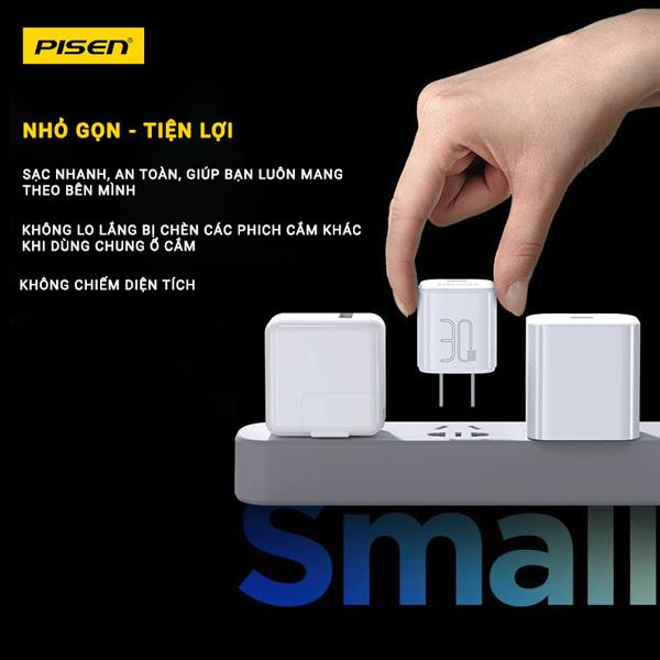 Củ Sạc Nhanh PISEN QUICK TINY 30W