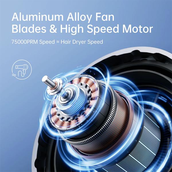 Quạt cầm tay cao cấp Jisulife Ultra1 FA55 9000mAh Chính Hãng