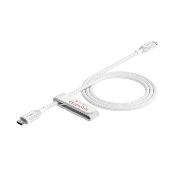 Cáp Sạc Nhanh Mophie Essential Type-C to Type-C 60W 1M Chính Hãng
