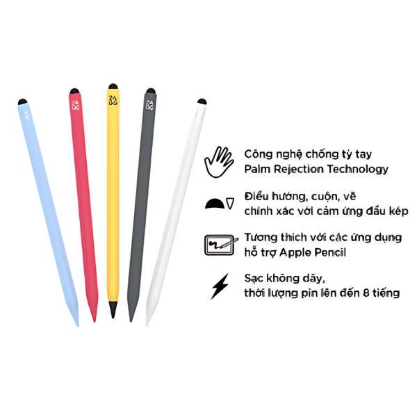 Bút Cảm Ứng ZAGG Pro Stylus 2 Pencil Chính Hãng