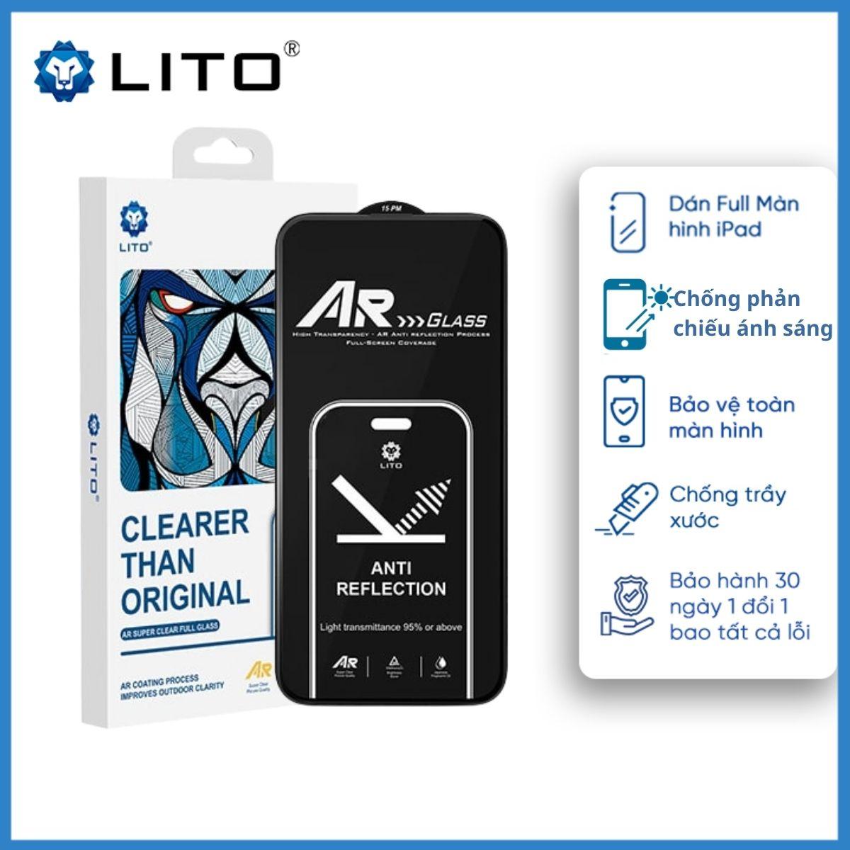 Cường Lực LITO AR Chống Phản Chiếu Ánh Sáng Cho iPhone