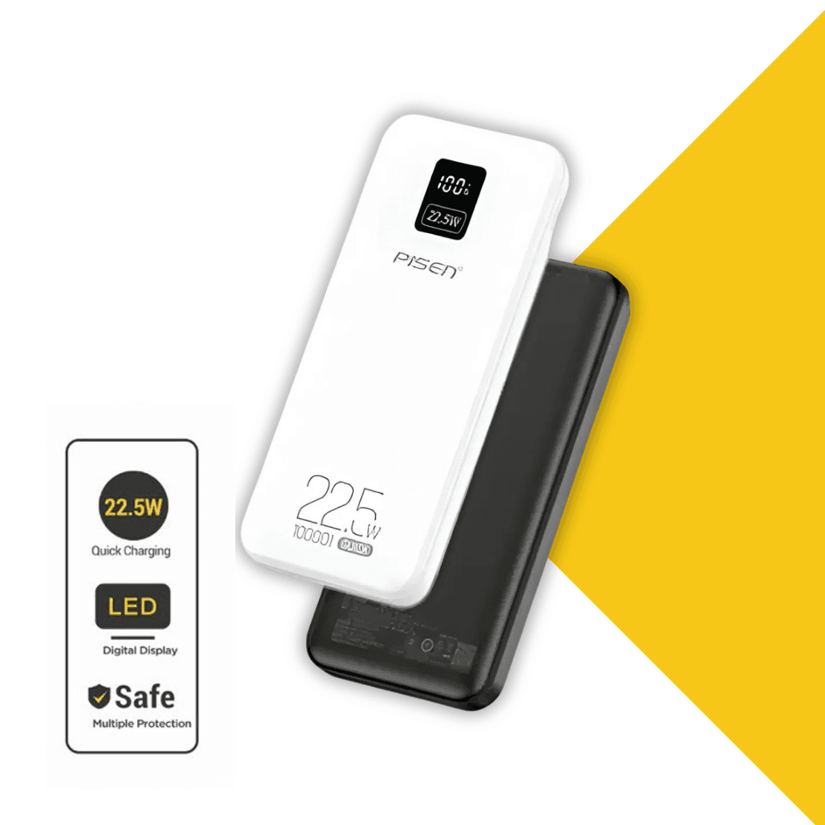 Pin Sạc Dự Phòng Pisen Quick Power Cube 22.5W 20000mAh