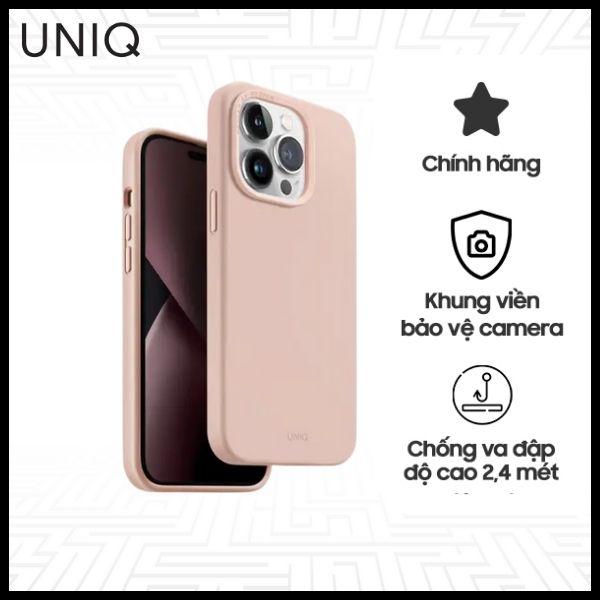 Ốp UNIQ Hybrid Lino For iPhone 14 Pro