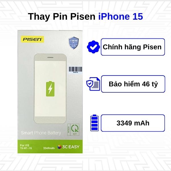 Thay Pin iPhone 15 - Chính Hãng Pisen