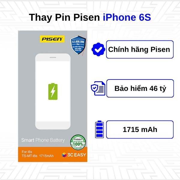 Thay Pin iPhone 6S - Chính Hãng Pisen