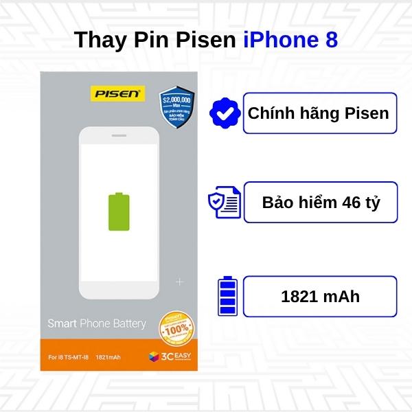 Thay Pin iPhone 8 - Chính Hãng Pisen