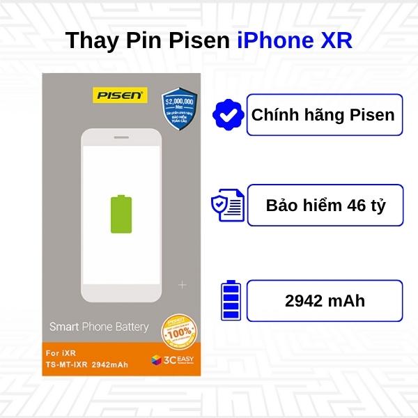 Thay Pin iPhone Xr - Chính Hãng Pisen