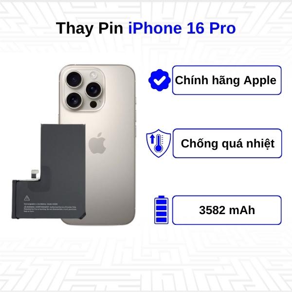 Thay Pin iPhone 16 Pro