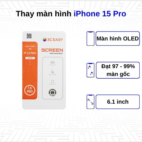 Thay màn hình iPhone 15 Pro - Chính Hãng Pisen