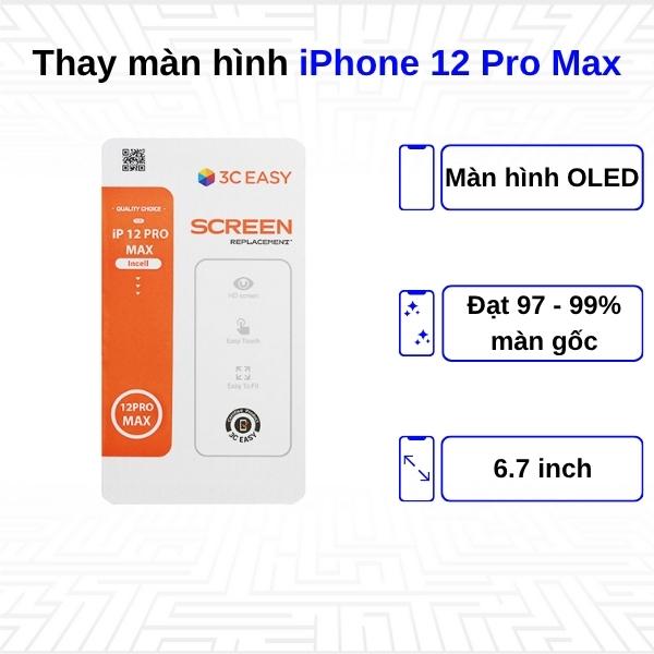 Thay màn hình iPhone 12 Pro Max - Chính Hãng Pisen