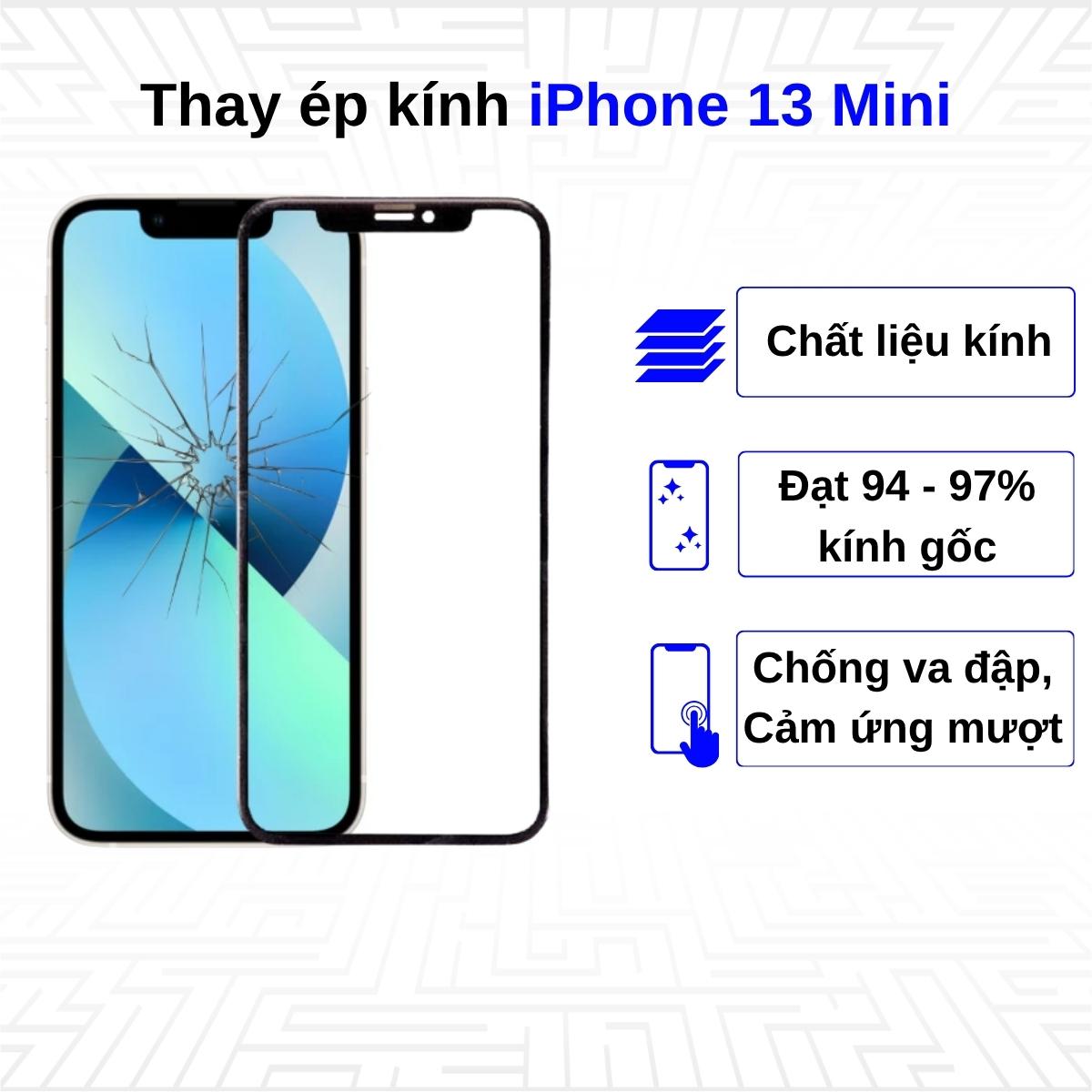 Ép kính iPhone 13 Mini