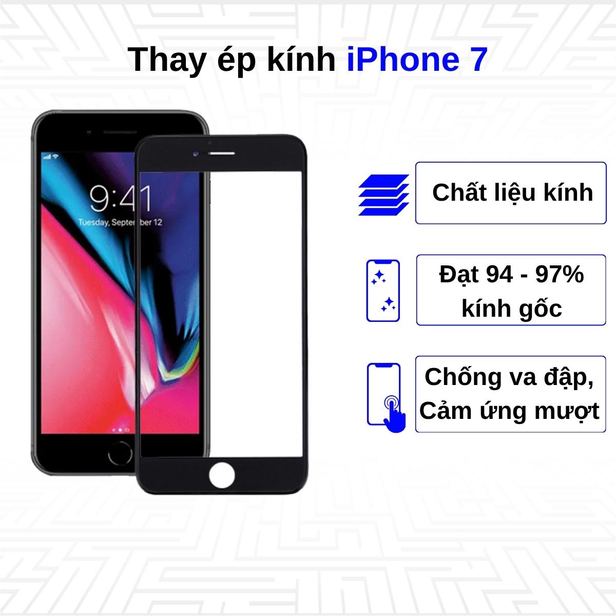 Ép kính iPhone 7