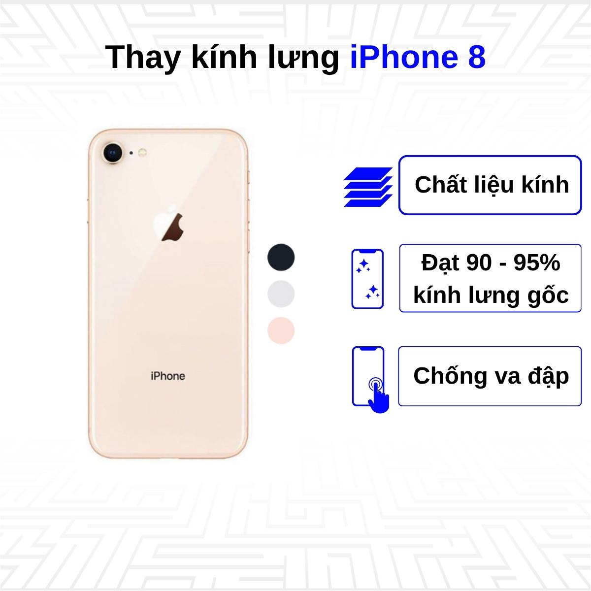 Thay kính lưng iPhone 8