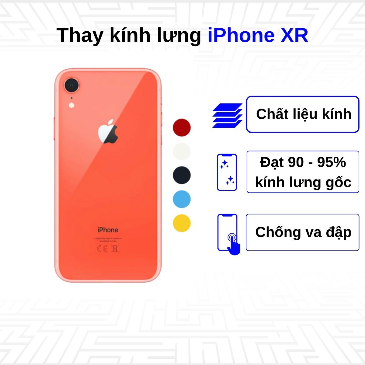 Thay kính lưng iPhone XR