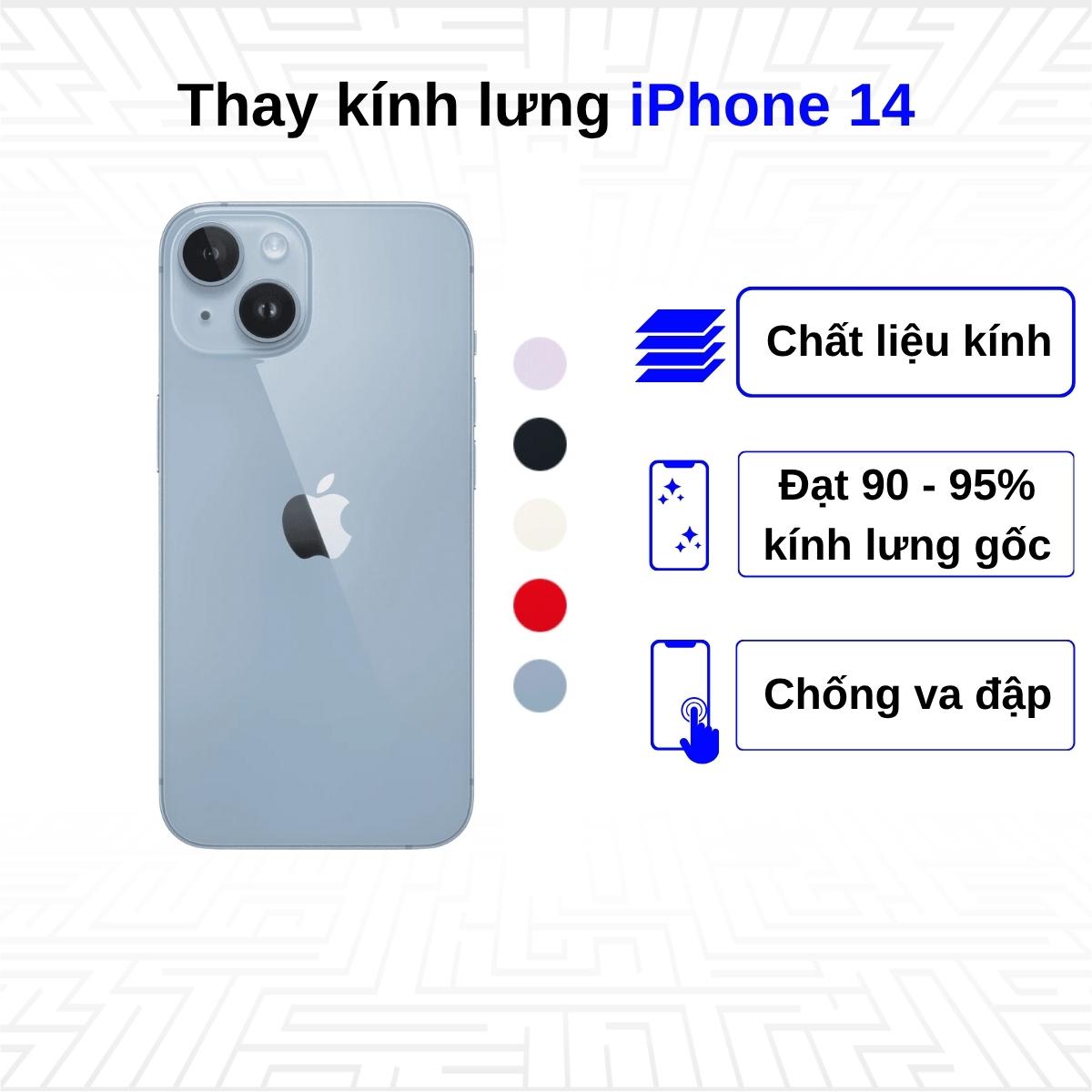 Thay kính lưng iPhone 14