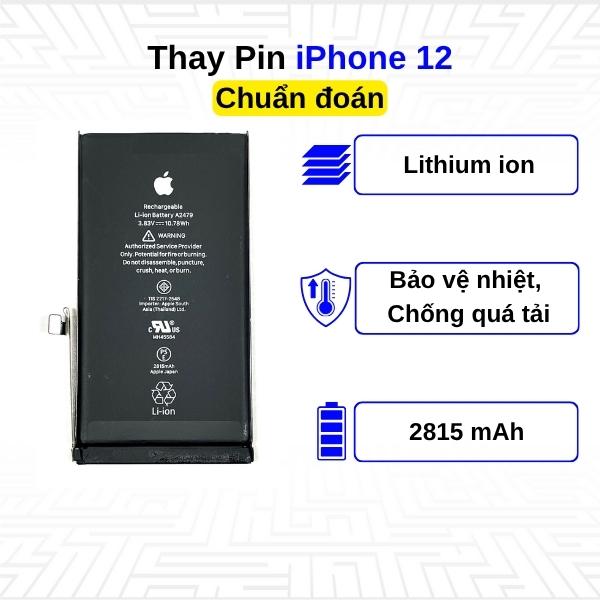 Thay Pin iPhone 12 - Chuẩn đoán