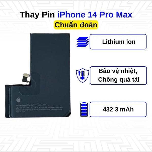 Thay Pin iPhone 14 Pro Max - Chuẩn đoán