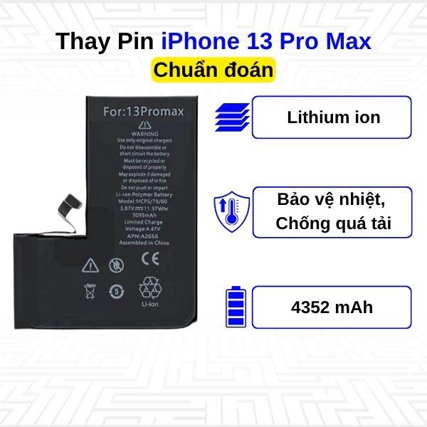 Thay Pin iPhone 13 Pro Max - Chuẩn đoán