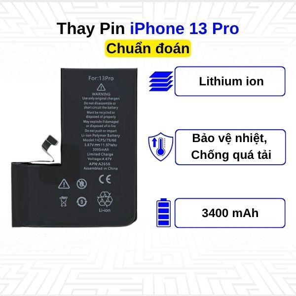 Thay Pin iPhone 13 Pro - Chuẩn đoán