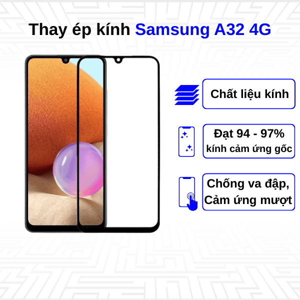 Ép kính màn hình Samsung Galaxy A32 4G