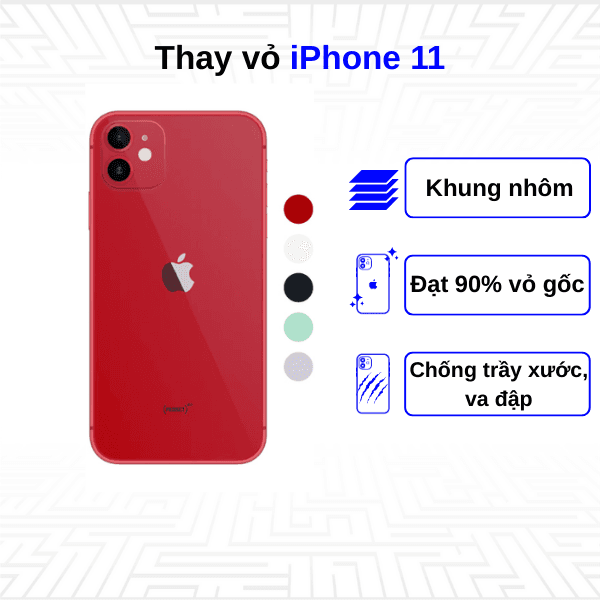 Thay vỏ iPhone 11