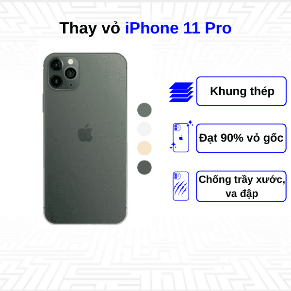 Thay vỏ iPhone 11 Pro