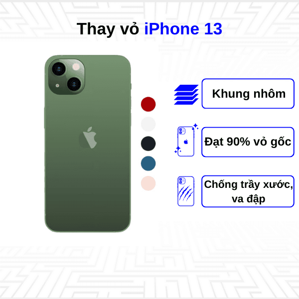 Thay vỏ iPhone 13