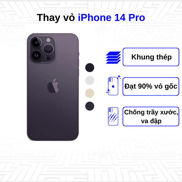 Thay vỏ iPhone 14 Pro