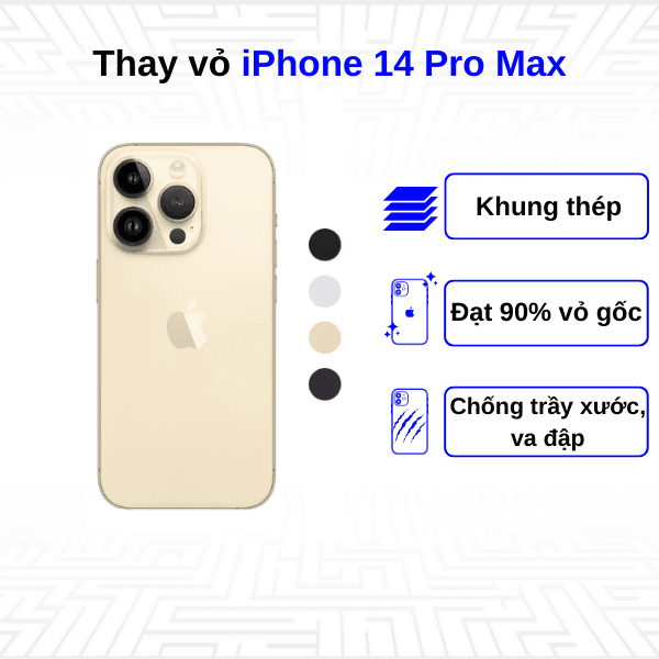 Thay vỏ iPhone 14 Pro Max