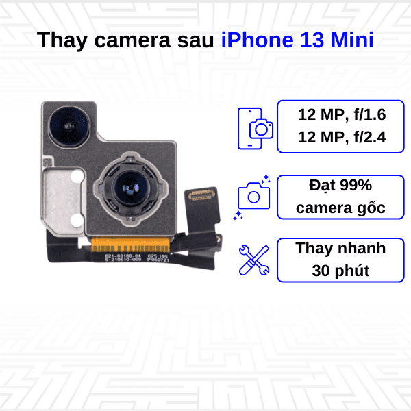 Thay camera trước iPhone 13 Mini