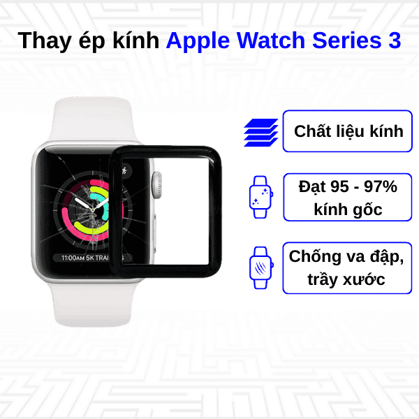 Thay kính màn hình Apple Watch Series 3